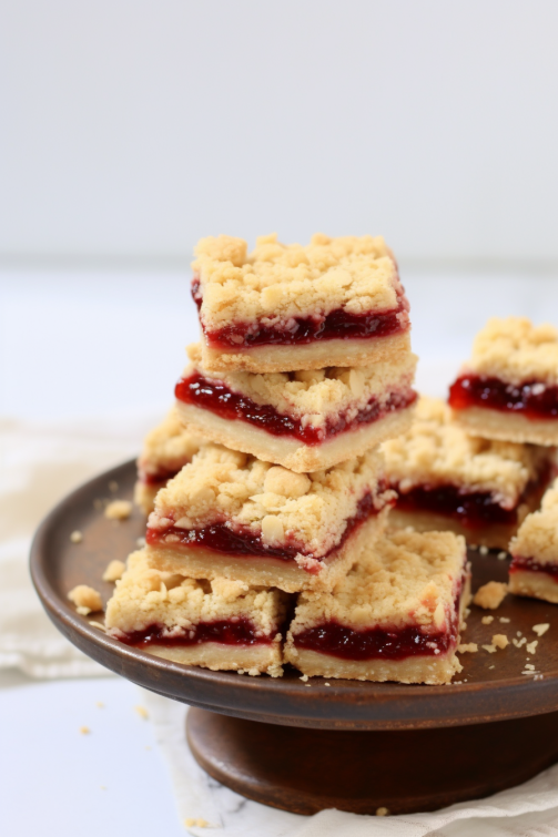 Jam Shortbread Bars That Oven Feelin