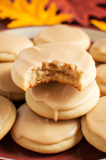 Maple Cookies With Maple Icing That Oven Feelin   Maple Cookies With Maple Icing 5 353x530 