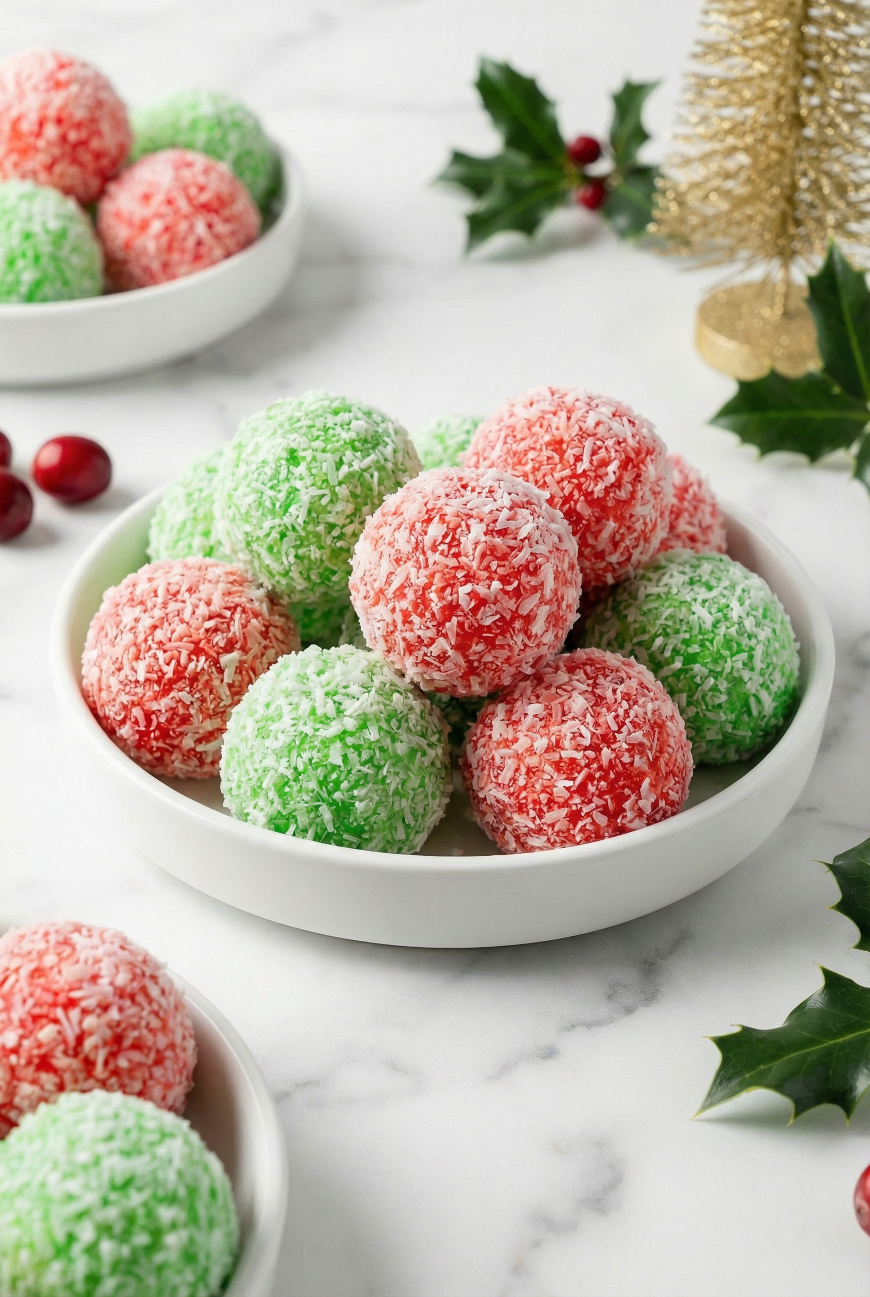 Mom’s Christmas Jello Balls