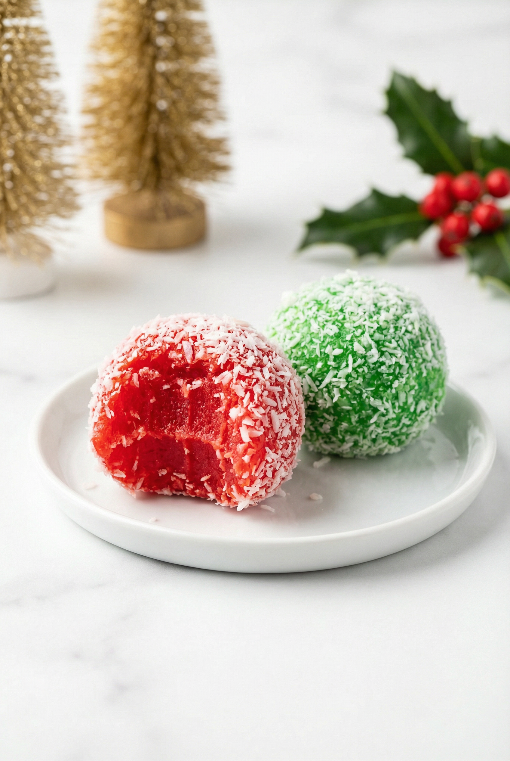 Mom’s Christmas Jello Balls