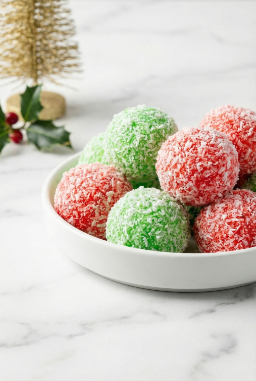 Mom’s Christmas Jello Balls - That Oven Feelin