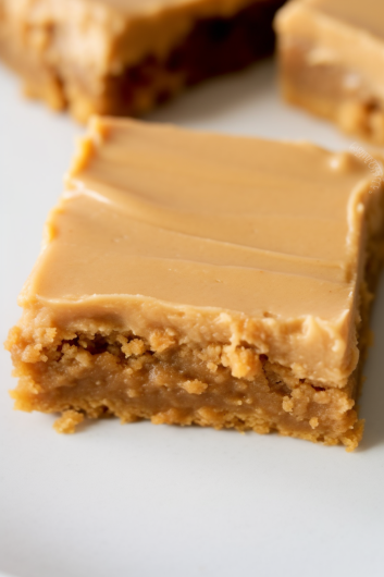 Peanut Butter Lunch Lady Cookie Bars - That Oven Feelin