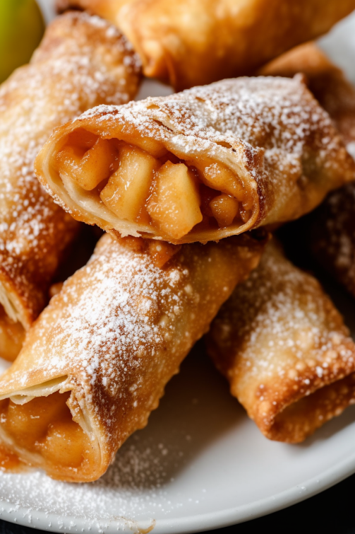 Apple Pie Egg Rolls That Oven Feelin