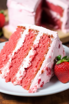 Best Strawberry Cake Ever That Oven Feelin   Best Strawberry Cake Ever 1 243x365 