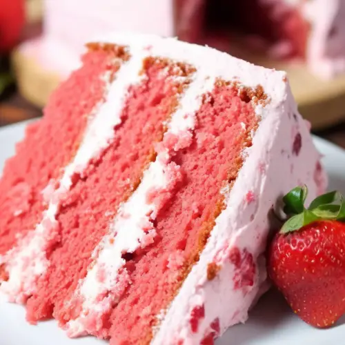 Quick & Easy Strawberry Ricotta Layer Cake recipe | Coles