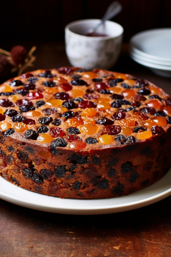 Festive Fruit-Loaded Christmas Cake - That Oven Feelin