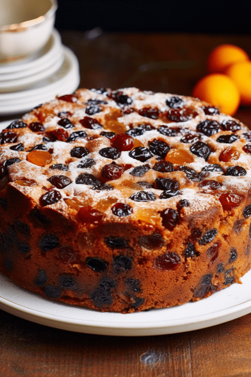 Festive Fruit-Loaded Christmas Cake - That Oven Feelin