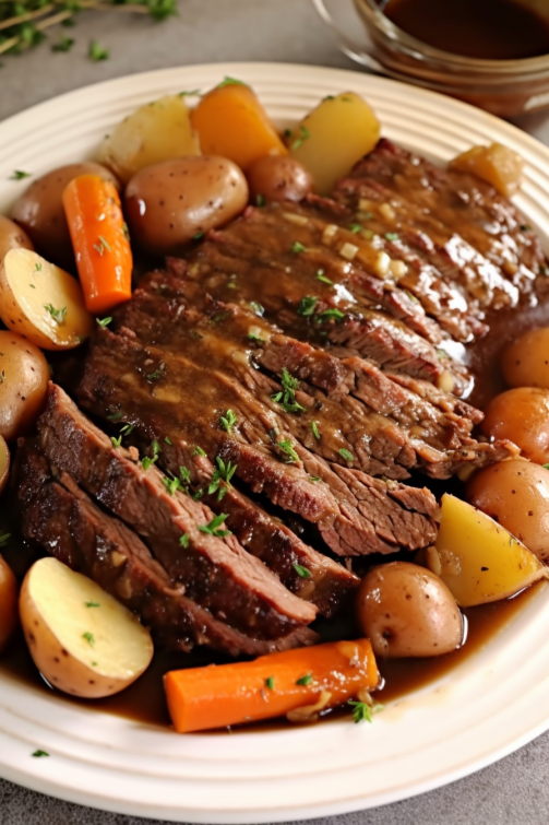 Slow Cooker Pot Roast - That Oven Feelin