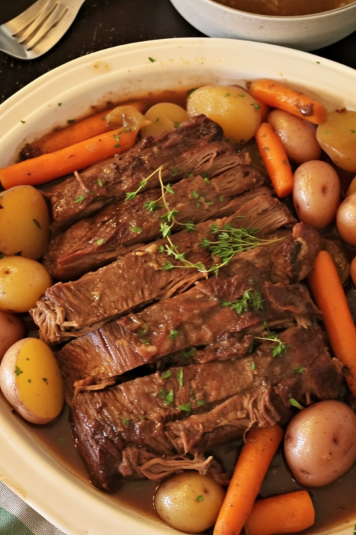 Slow Cooker Pot Roast - That Oven Feelin