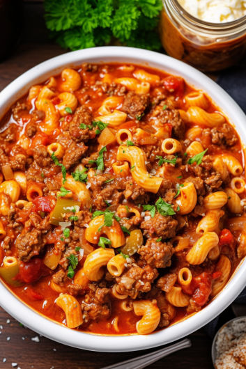 Slow Cooker American Goulash - That Oven Feelin