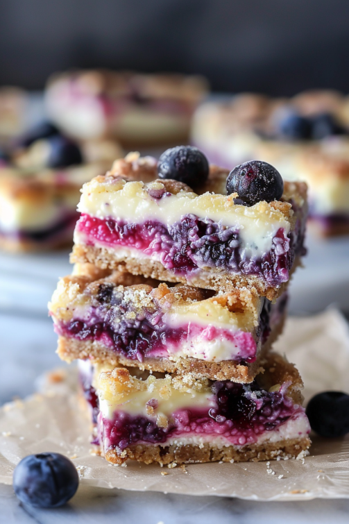 Blueberry Cream Cheese Bars That Oven Feelin
