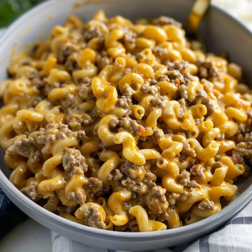 Cheesy Homemade Hamburger Helper - That Oven Feelin