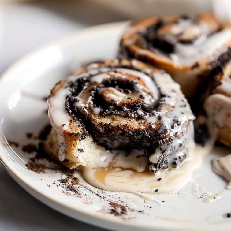 Oreo-Stuffed Cinnamon Rolls - That Oven Feelin