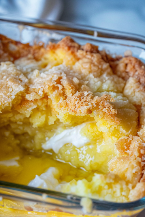 Lemon Cream Cheese Dump Cake That Oven Feelin Lemon Cream Cheese Dump Cake That Oven Feelin