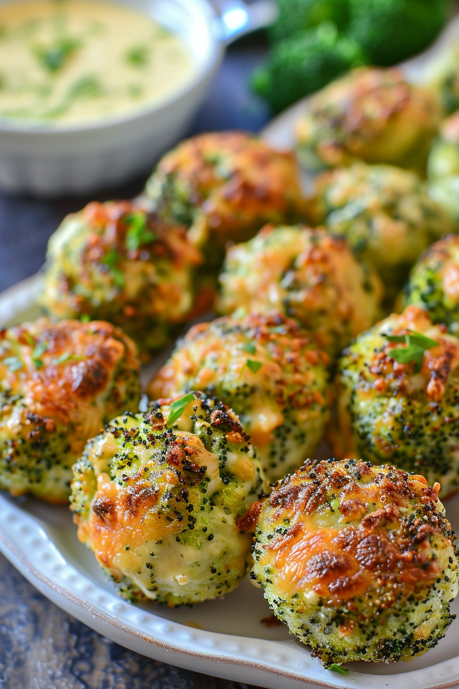 Baked Broccoli Cheese Balls