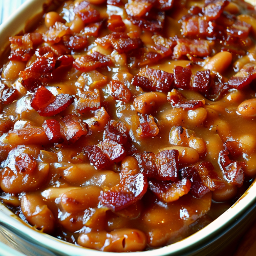 Brown Sugar and Bacon Baked Beans