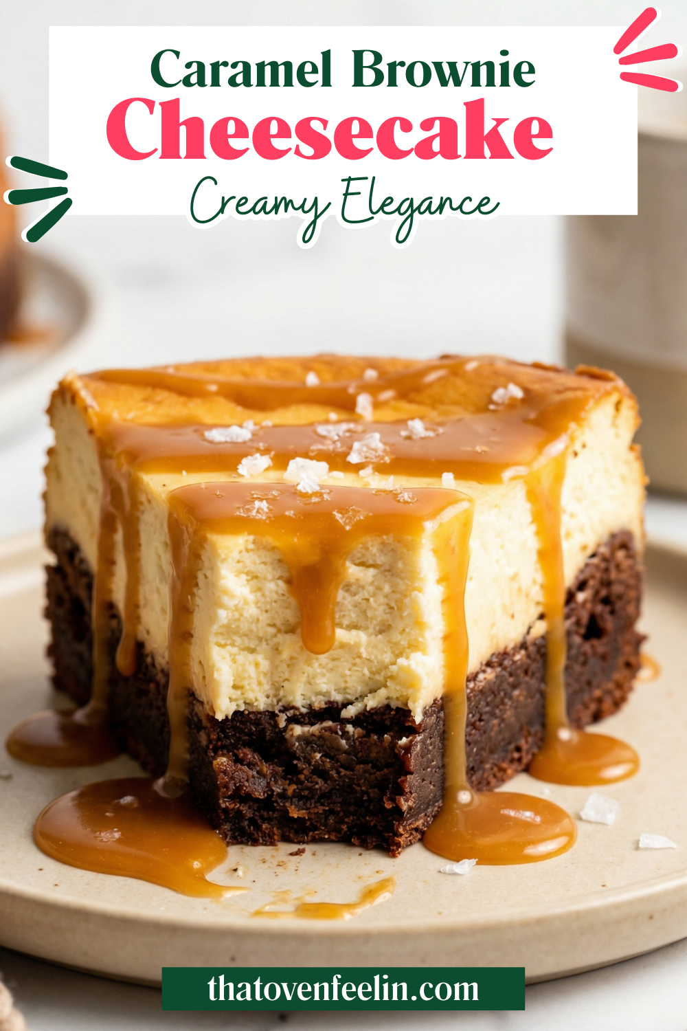 Caramel Brownie Cheesecake