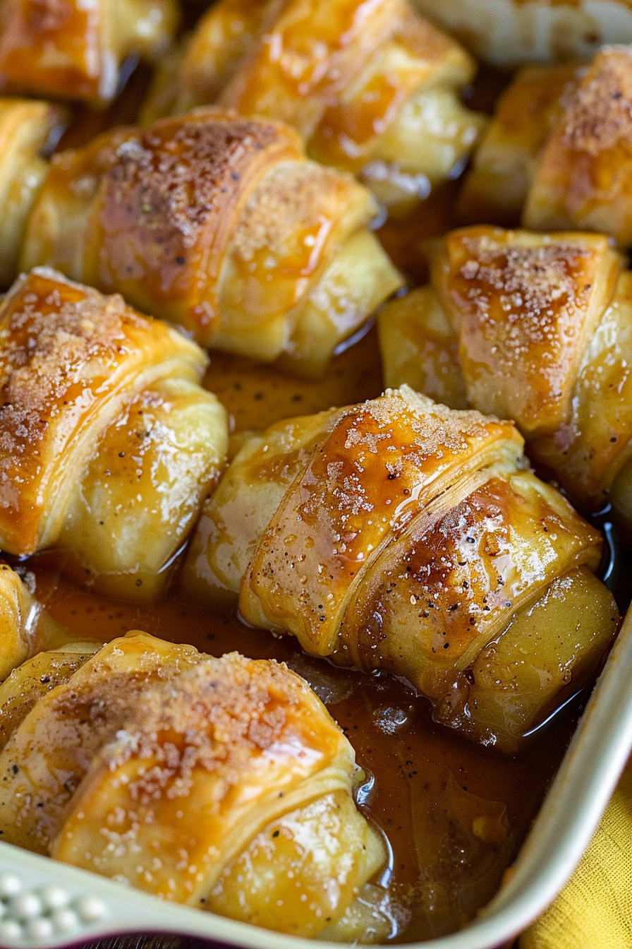 Crescent Roll Apple Dumplings