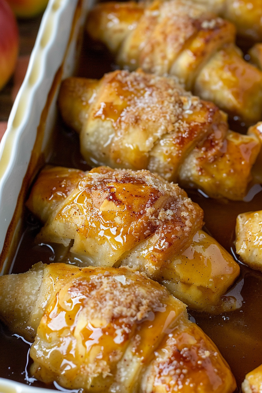 Crescent Roll Apple Dumplings