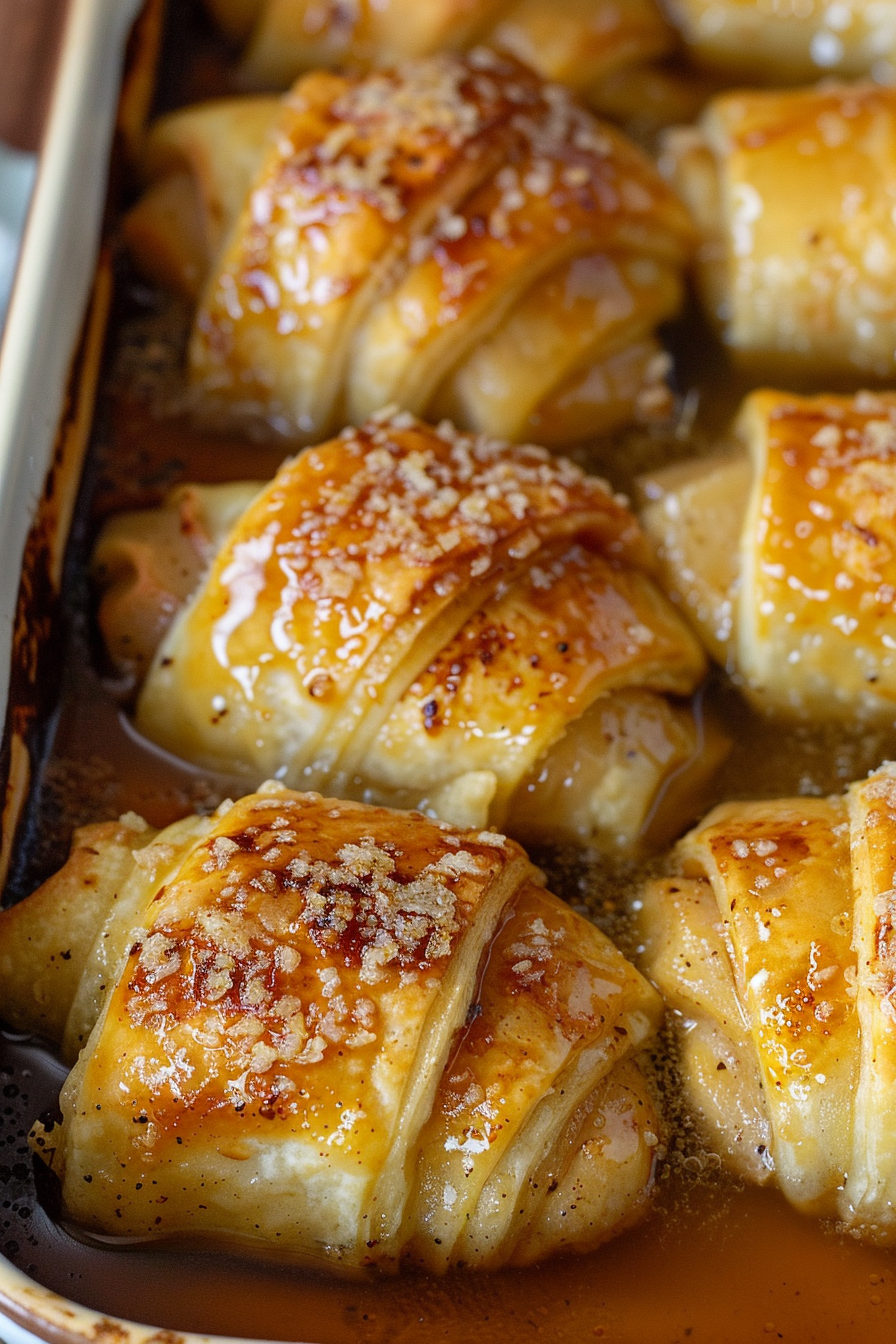 Crescent Roll Apple Dumplings