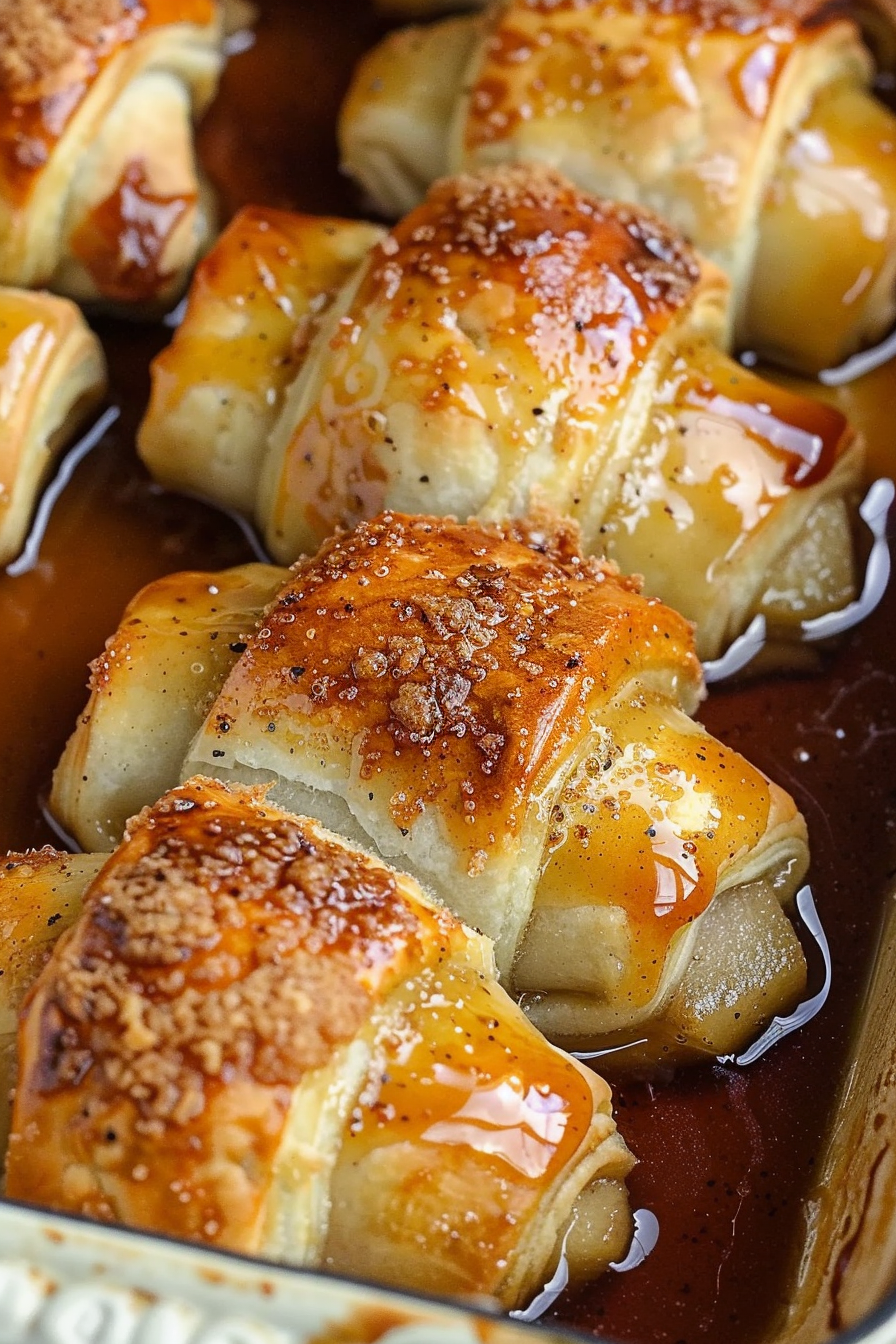 Crescent Roll Apple Dumplings