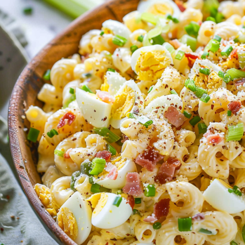 Deviled Egg Pasta Salad