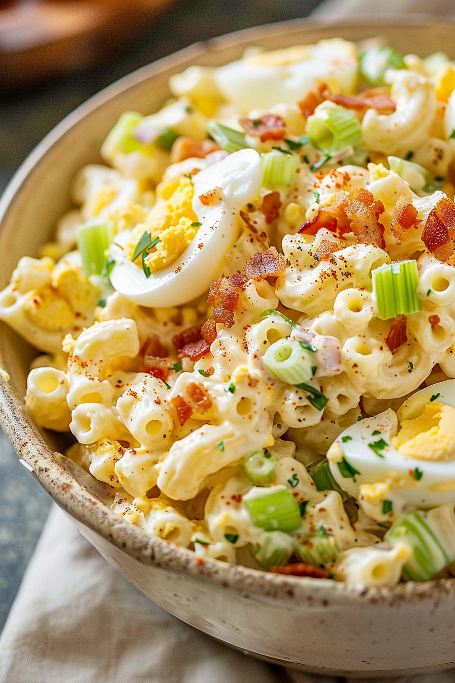 Deviled Egg Pasta Salad