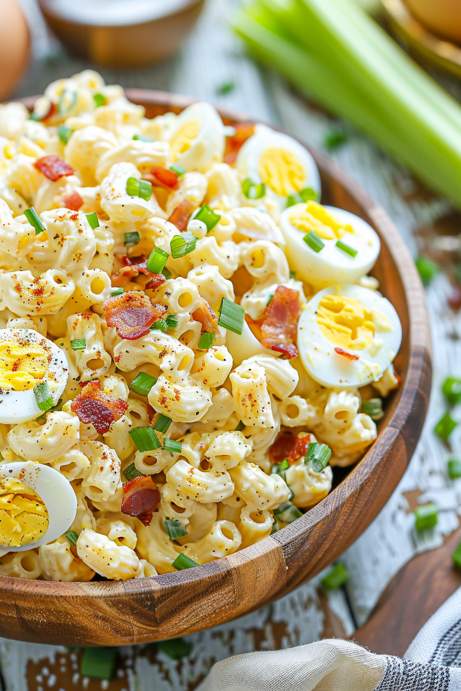 Deviled Egg Pasta Salad