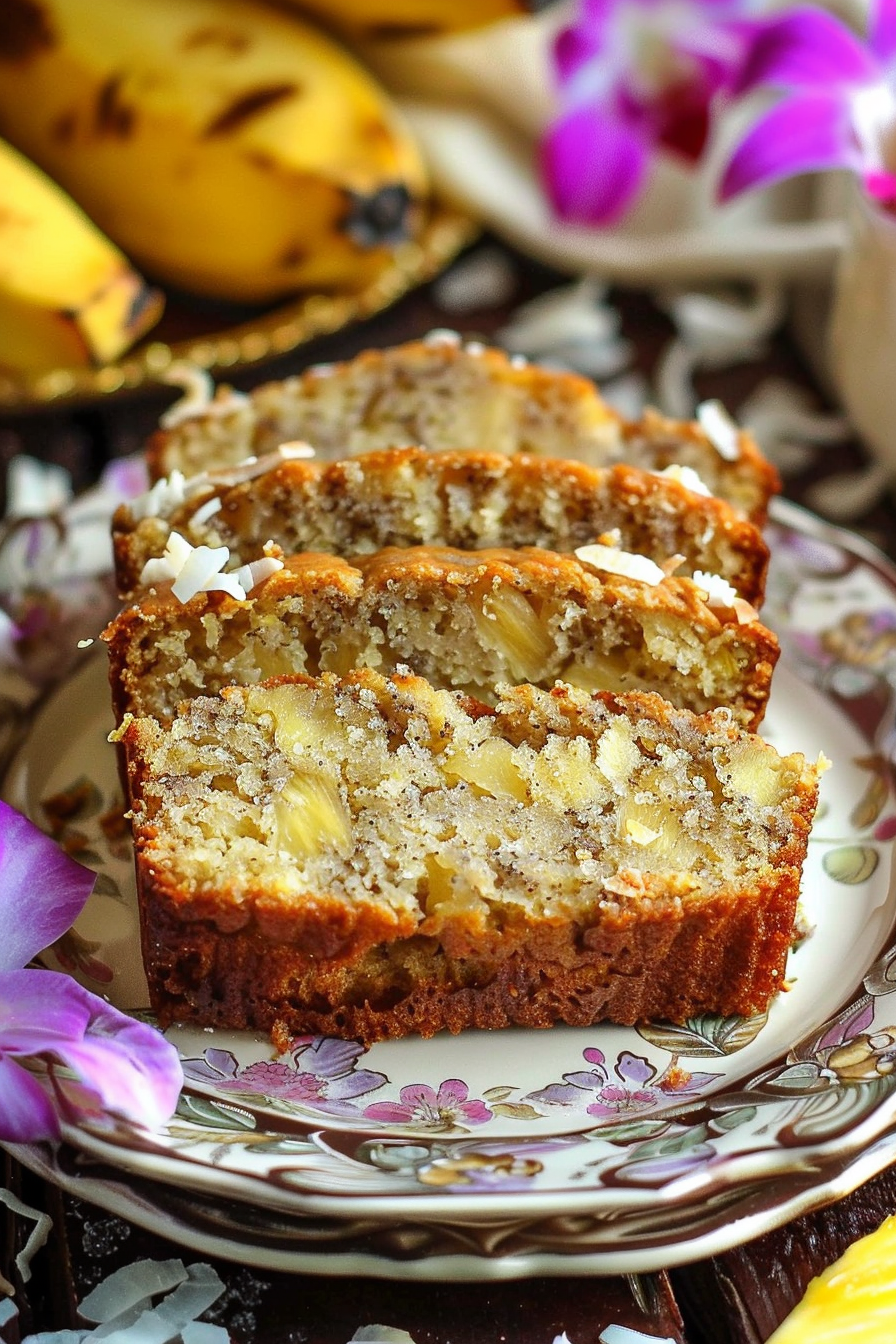 Hawaiian Banana Bread