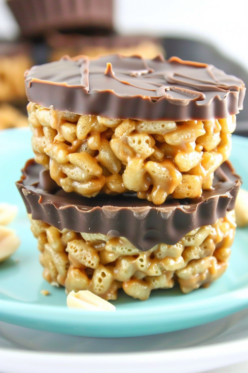 Peanut Butter Rice Krispies Cups