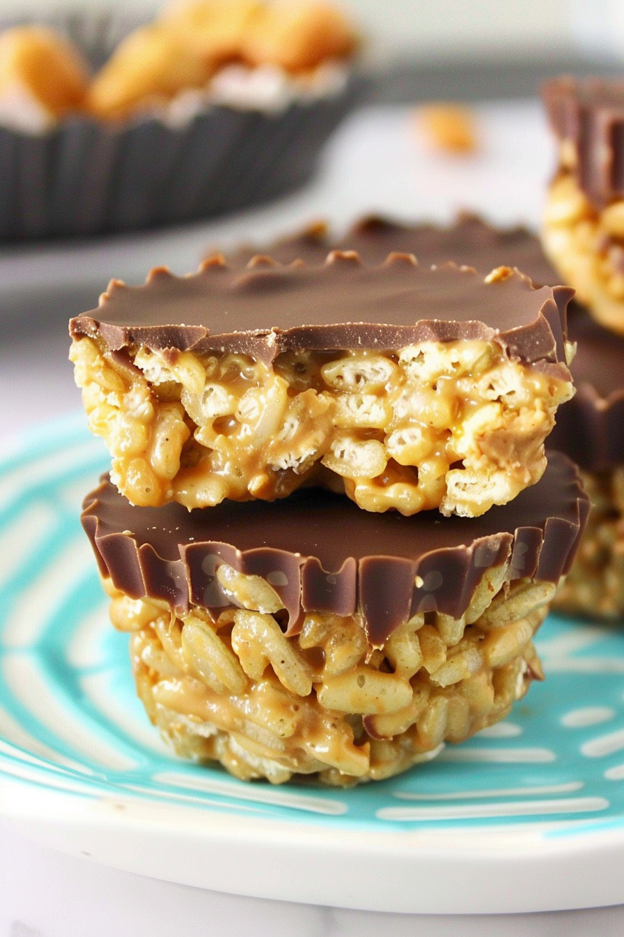 Peanut Butter Rice Krispies Cups