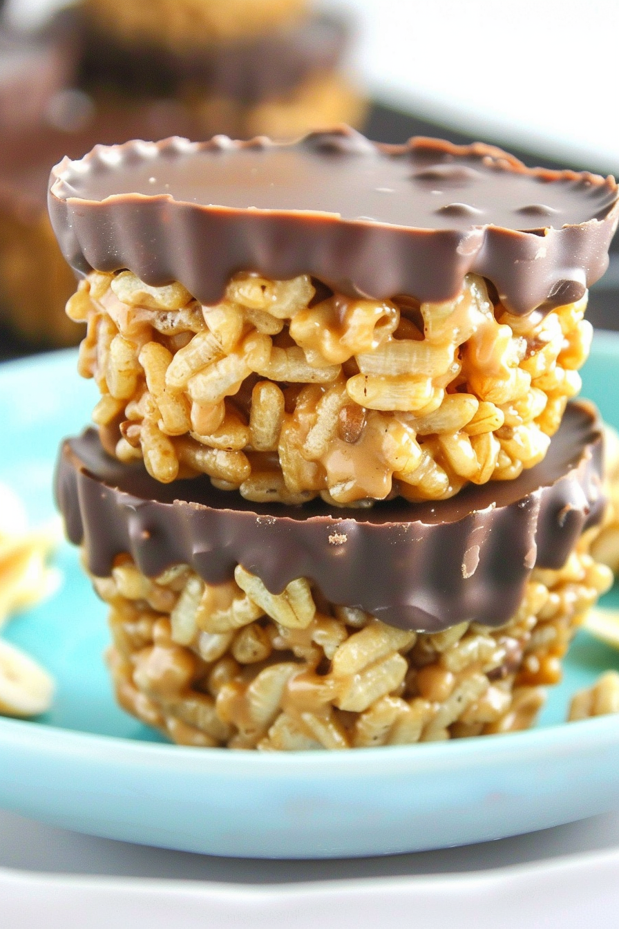 Peanut Butter Rice Krispies Cups