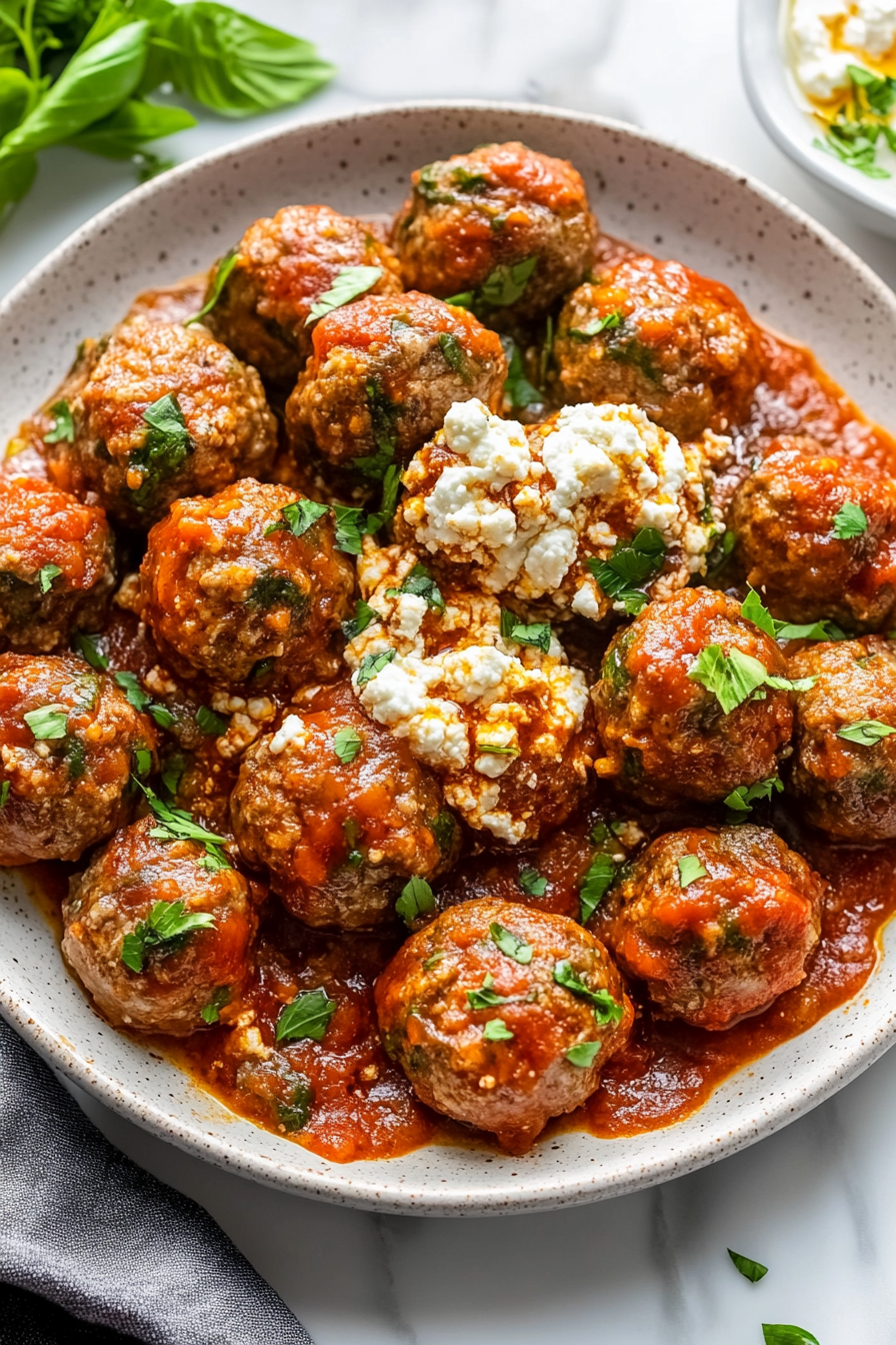 Ricotta Meatballs