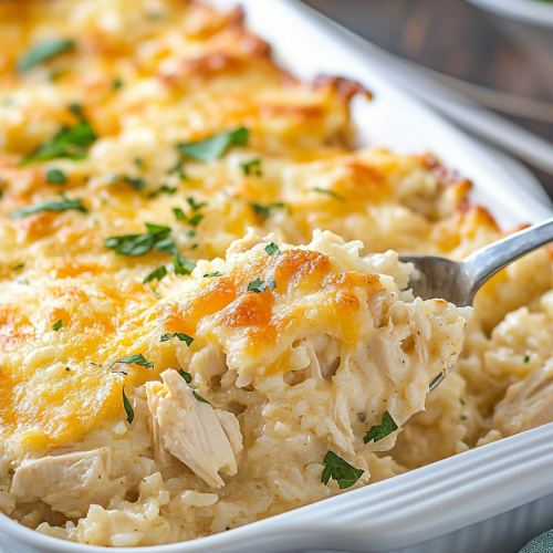 Angel Chicken Rice Casserole