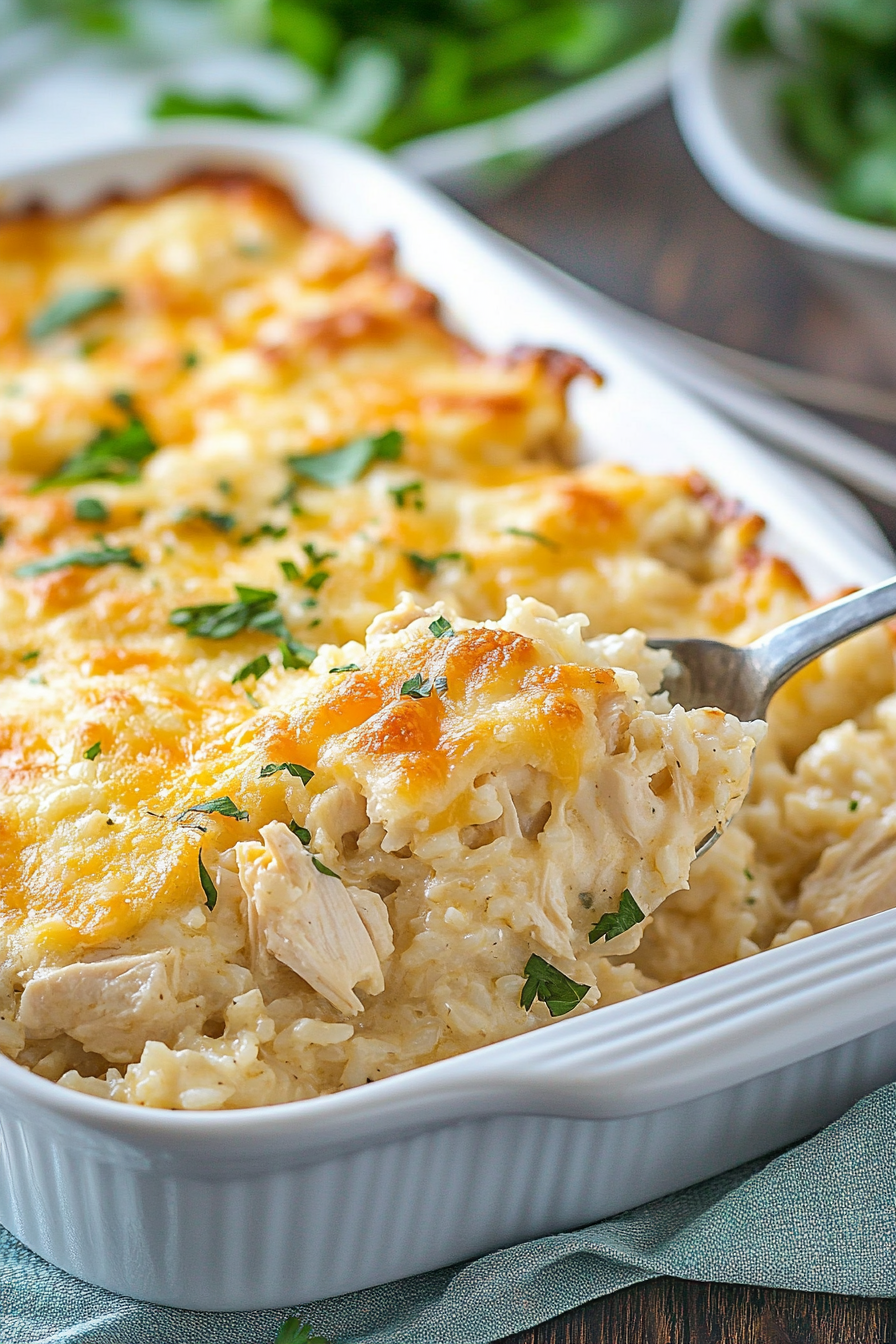 Angel Chicken Rice Casserole