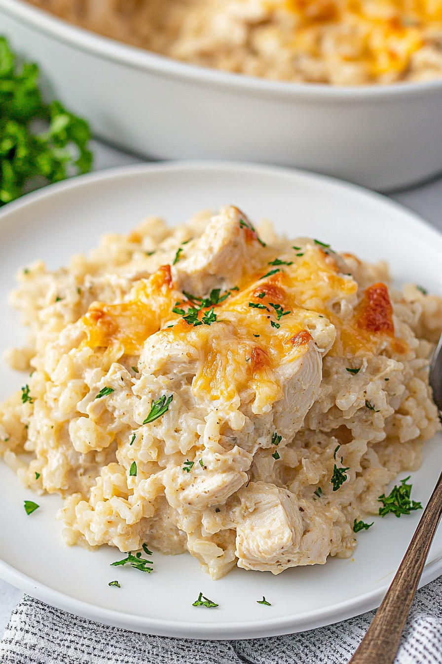 Angel Chicken Rice Casserole