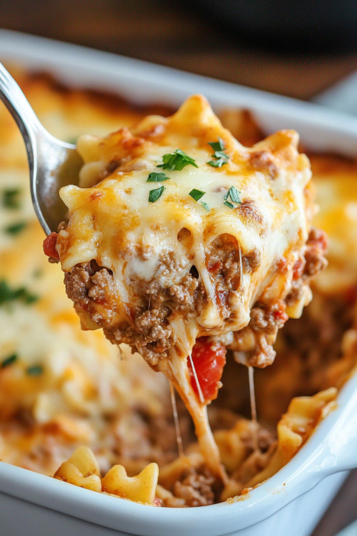 Beef Lombardi Casserole - That Oven Feelin