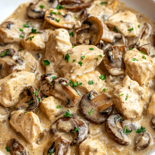 Chicken Mushroom Stroganoff