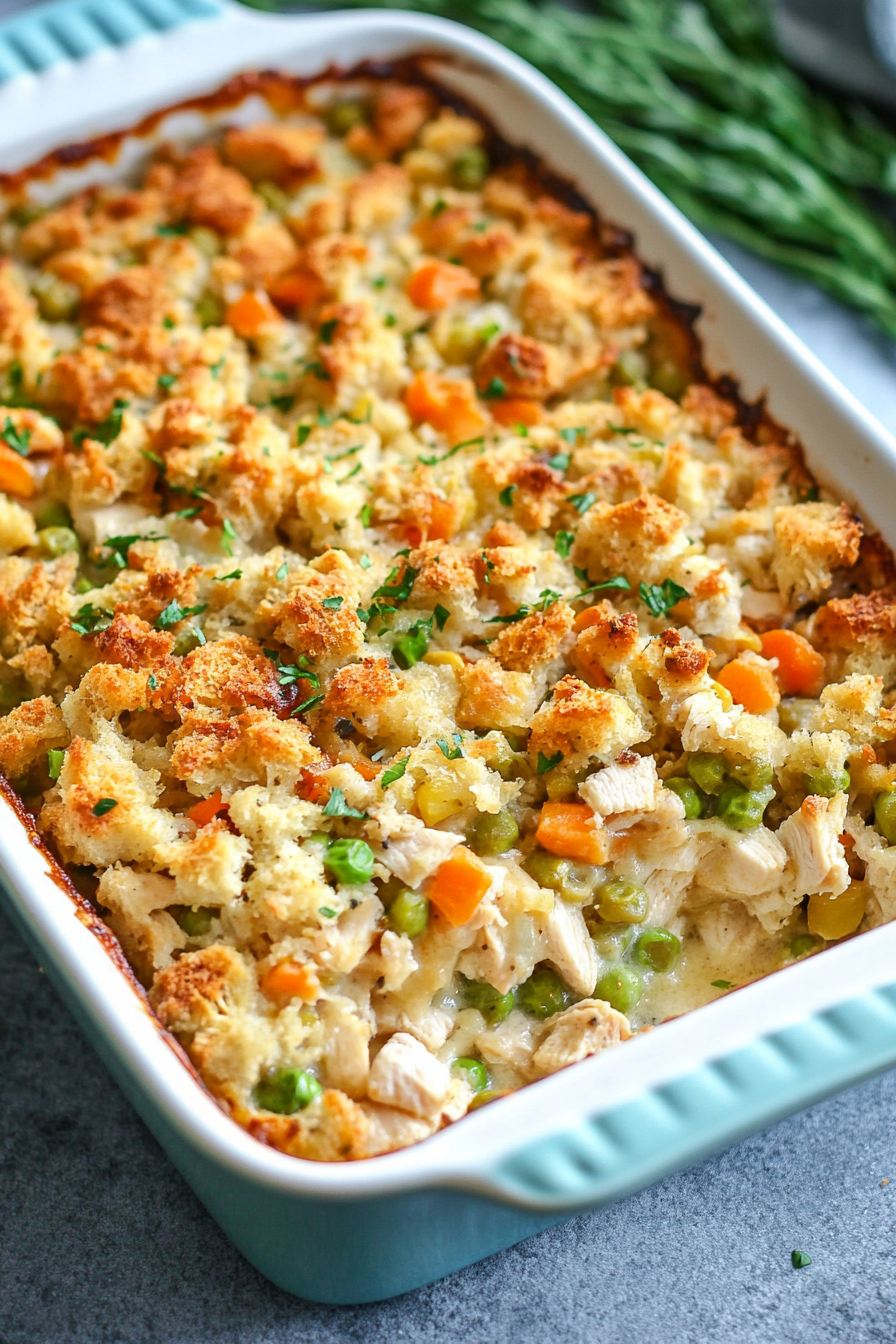 Chicken Stuffing Casserole