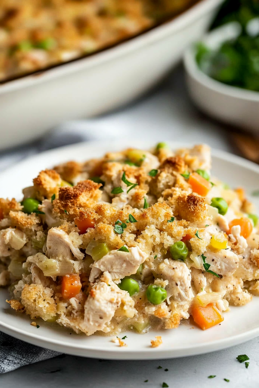 Chicken Stuffing Casserole