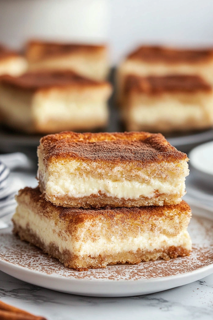 Churro Cheesecake Bars