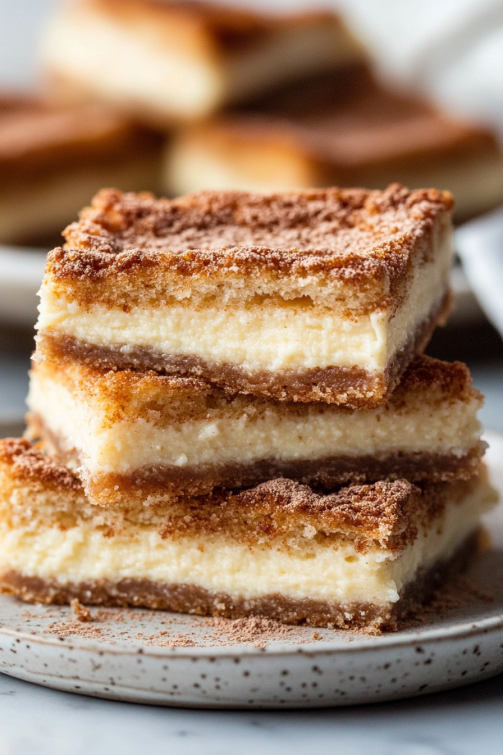 Churro Cheesecake Bars - That Oven Feelin
