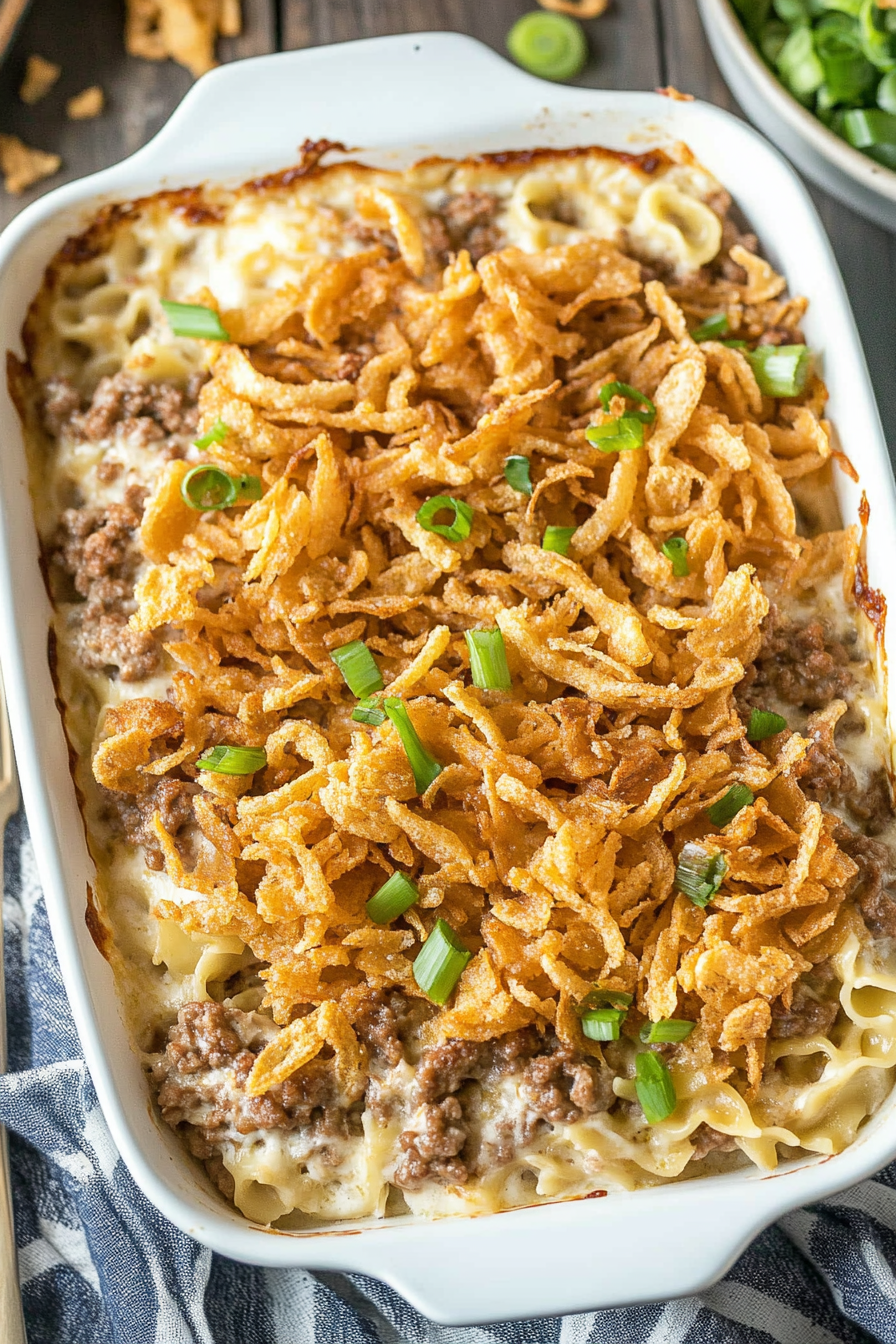 French Onion Beef Casserole