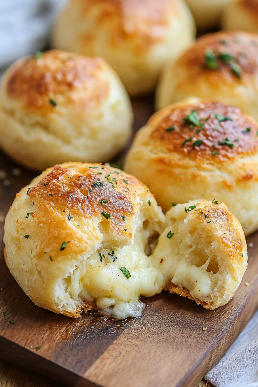 Gooey Mozzarella Biscuit Bombs