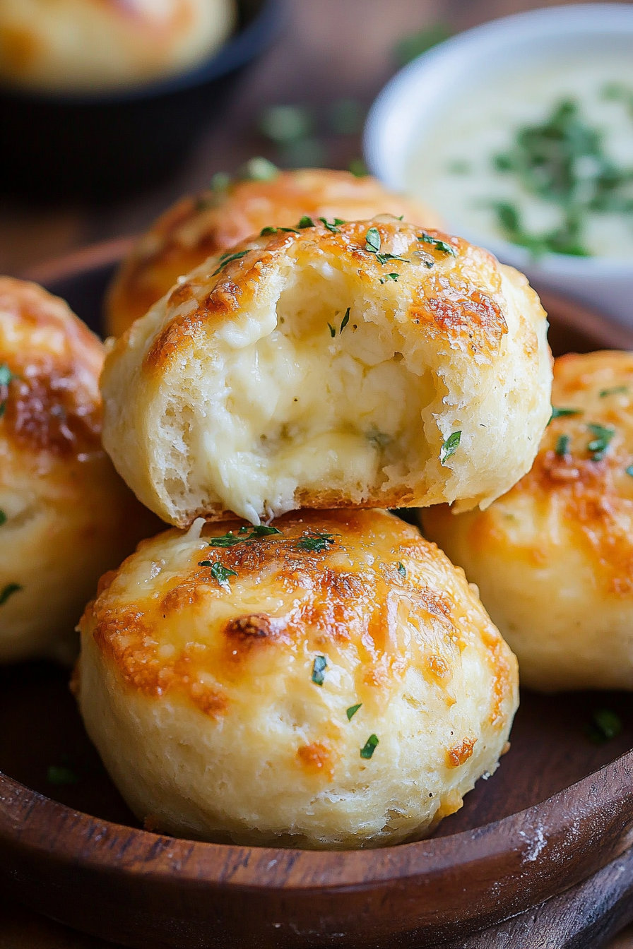 Gooey Mozzarella Biscuit Bombs