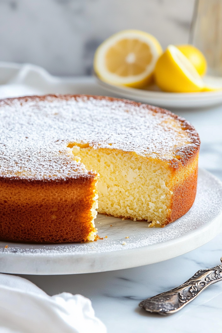 Limoncello Ricotta Cake