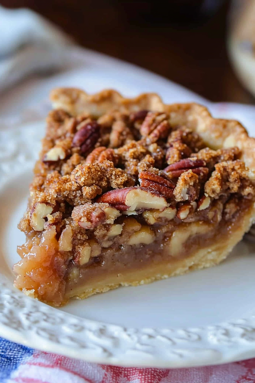 Pecan Pie with Streusel Topping