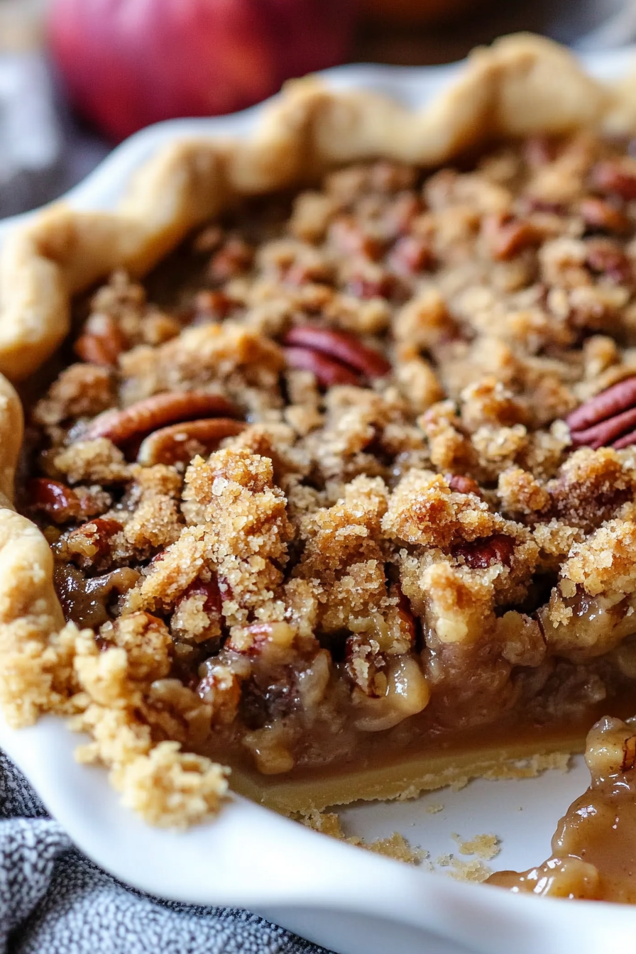 Pecan Pie with Streusel Topping