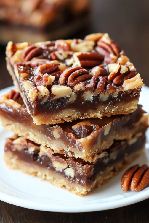 Pecan Turtle Bars - That Oven Feelin