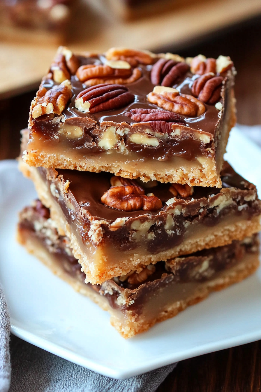 Pecan Turtle Bars